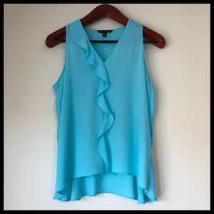 EUC Banana Republic Ruffle Sleeveless Top